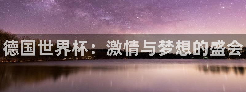 世界杯预选赛欧洲:德国世界杯:激情与梦想的盛会